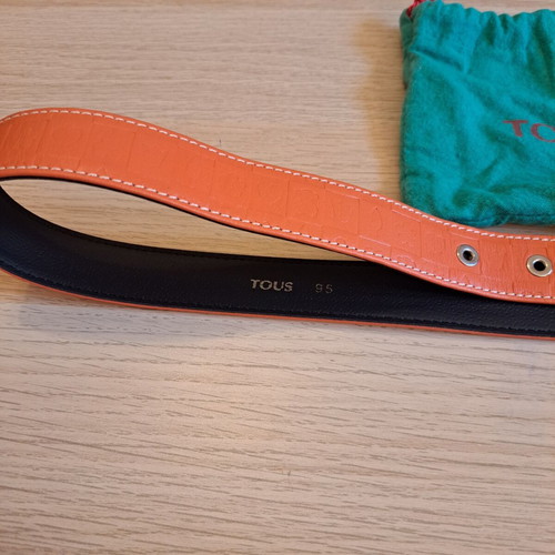 Tous women's belt orange 95cm like new