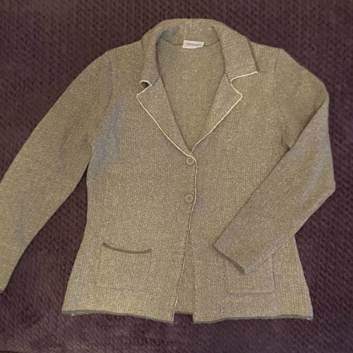 Gina Benotti knitted jacket new, gray, sizes L and XL