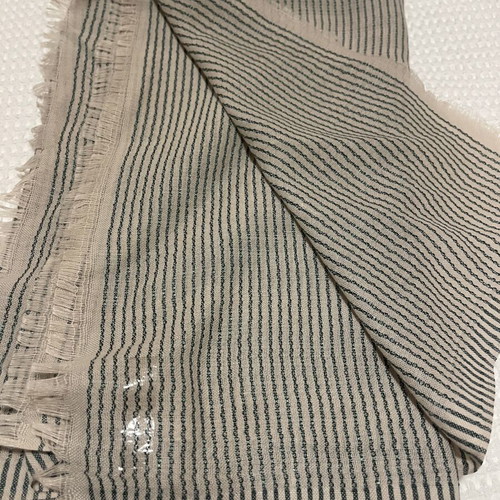Large pashmina scarf pareo new, beige and green shades