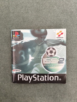 ISS Pro Evolution 2 PS1 English manual used