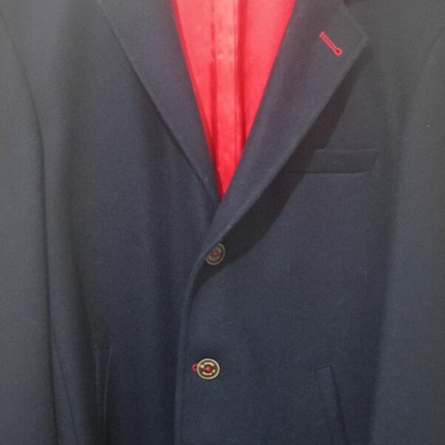 Wool coat new, size 2XL, blue