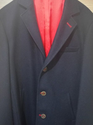 Wool coat new, size 2XL, blue
