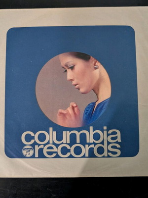 Vinyl record 45 used with Columbia Records cover