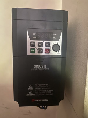 Inverter για μοτέρ φούσκας σαν καινούργιο, μετατροπή φάσης και ρύθμιση έντασης