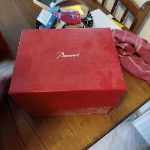 Baccarat Arik Levy Spin crystal ice bucket container new