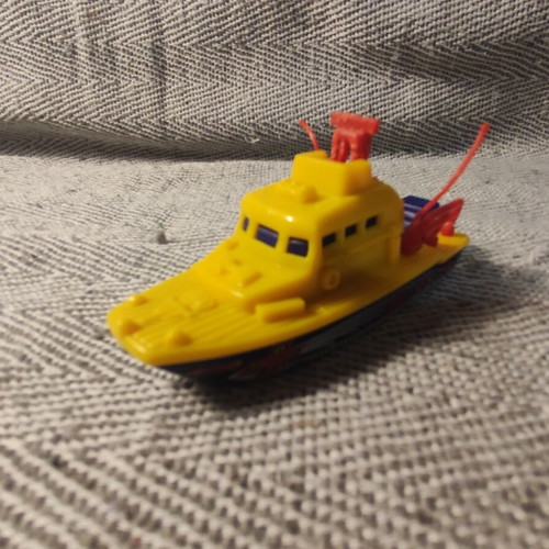 Matchbox sea rescue boat used, 2001, 8 cm