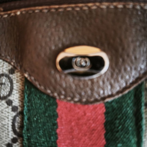 Gucci vintage Boston bag Sherry line like new, beige