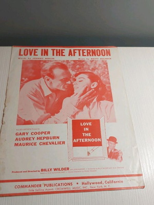 Love In The Afternoon παρτιτούρα από τους Matty Malneck και Johnny Mercer
