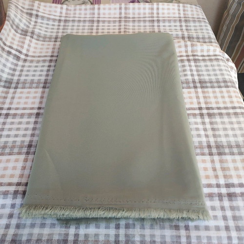 Retali olive crepe fabric 2.15×1.50 new, wrinkle-free woven