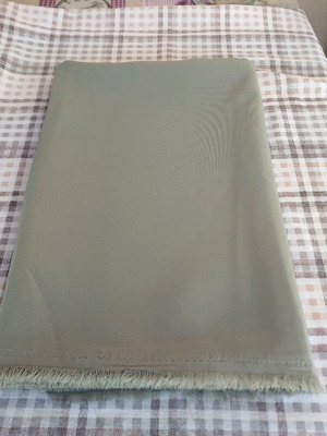 Retali olive crepe fabric 2.15×1.50 new, wrinkle-free woven
