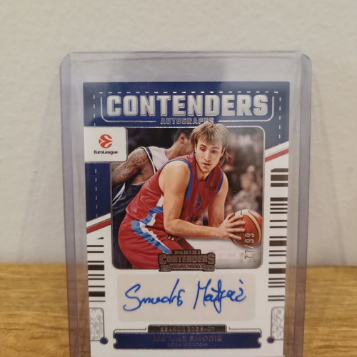2025-26 Contenders EuroLeague Matjaz Smodis Auto 77/99 new