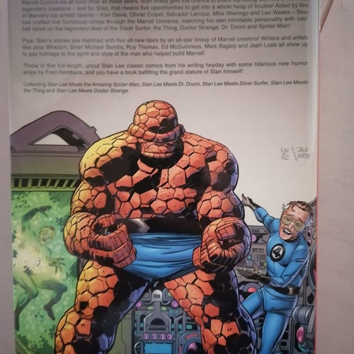 Hardcover Marvel Stan Lee meets comic like new, English