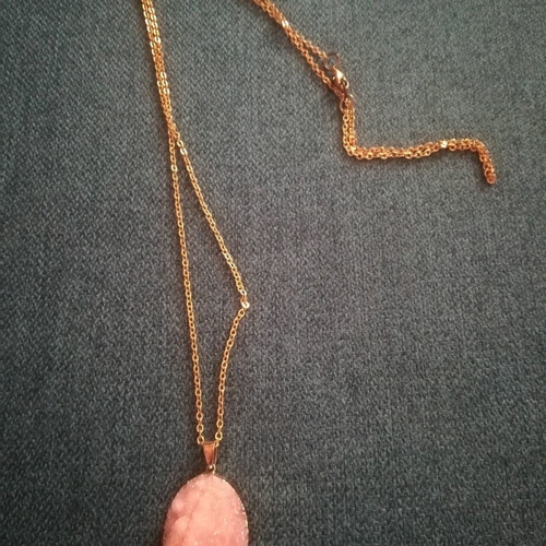 Necklace with semi-precious stone new