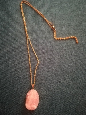 Κολιέ με ημιπολύτιμο λίθο γυναικείο νέο