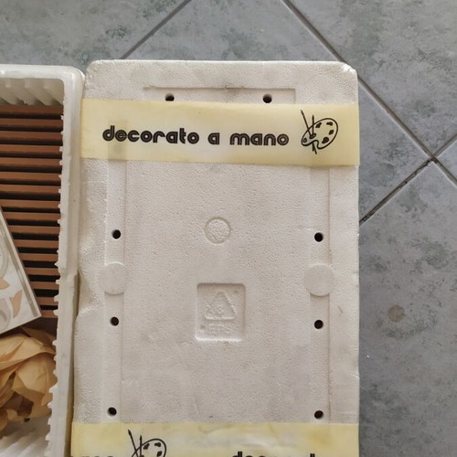 Italian listello tile 6.5x20 cm new, pack of 68 pieces