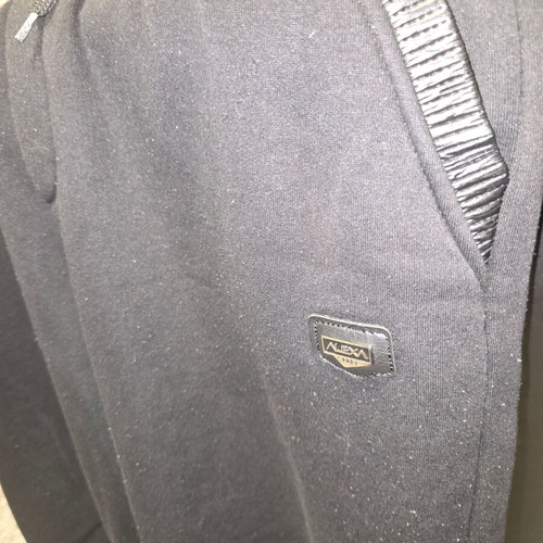 Men's tracksuit used, black, size L