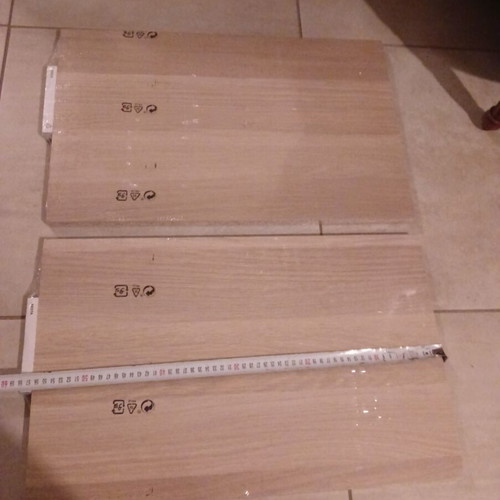 IKEA BESTÅ shelves new, white oak effect, set of 2