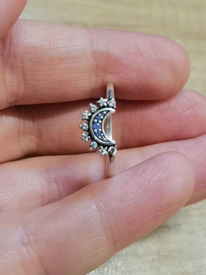 Silver ring 16 mm diameter, 925 hallmark