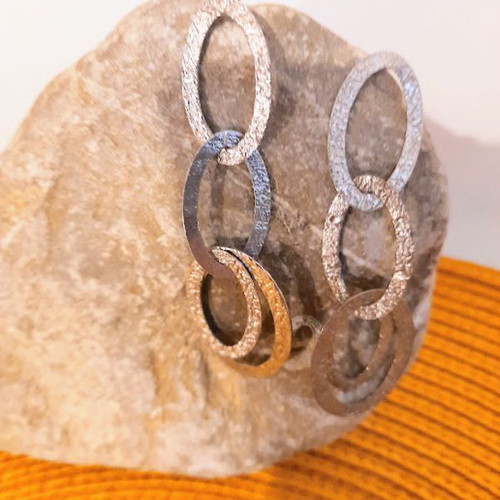 Silver 925 Long Earrings Like New