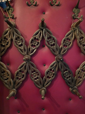 Wooden carved hanger used with mechanism 36x49 cm