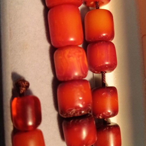Komboloi handmade from mastic, new