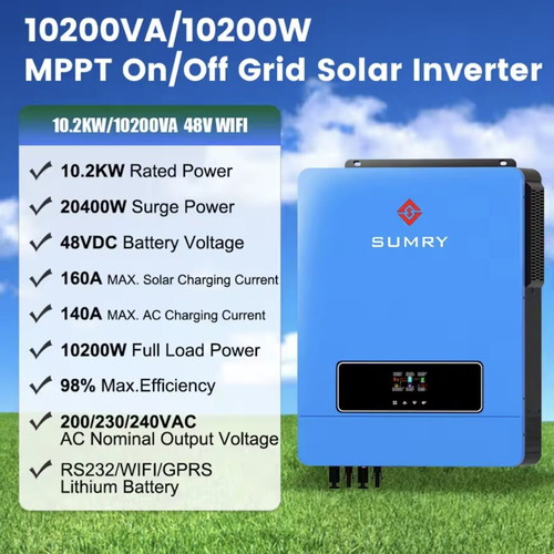 Inverter MPPT On/Off Grid 10.2KW New