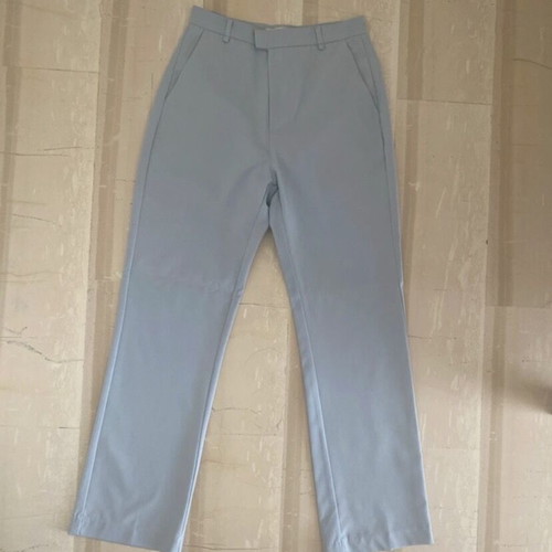 Pull & Bear office pants fabric fitted with pockets, like new, blue XS