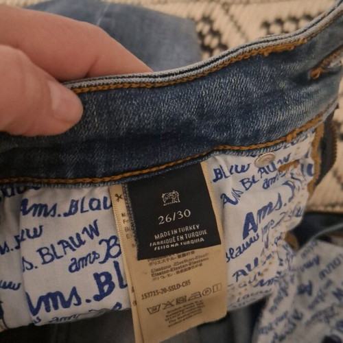 Scotch & Soda Skinny High Rise Denim Like New Blue