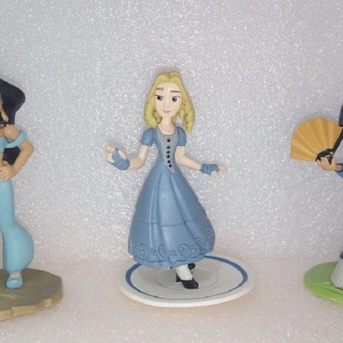 Disney princess figures set Jasmine Mulan Cinderella 9cm like new