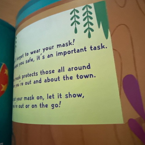 Wear Your Mask, Baby Shark children's book new, English