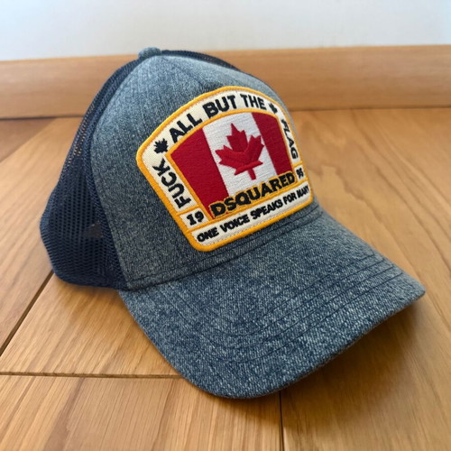 Dsquared2 trucker cap like new, blue denim mesh