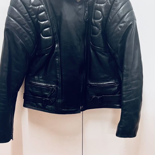 Leather motorcycle jacket vintage, like new, size Medium