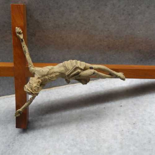 Crucifix used on wooden cross vintage