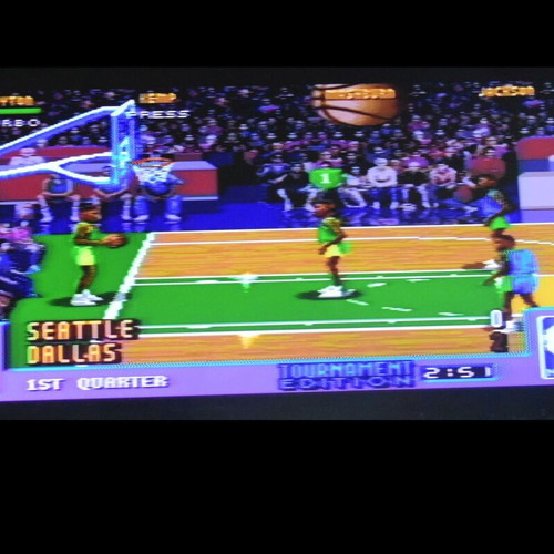 NBA Jam Tournament Edition Sega Genesis Mega Drive game used