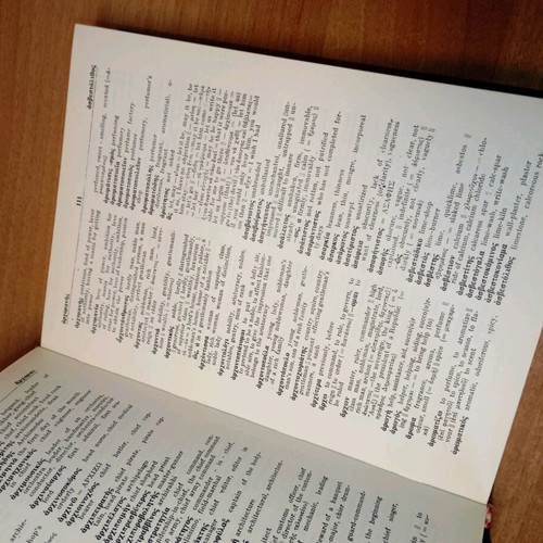 Ariston Greek-English dictionaries used, set of 2