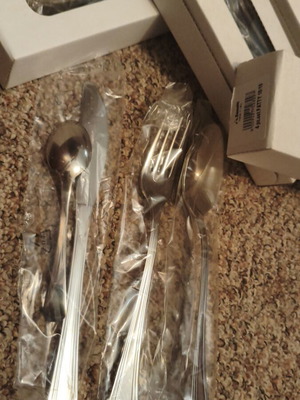 Zanetti Patty Cutlery Set 18/10 Stainless Steel 6 Sets 24 Pieces New