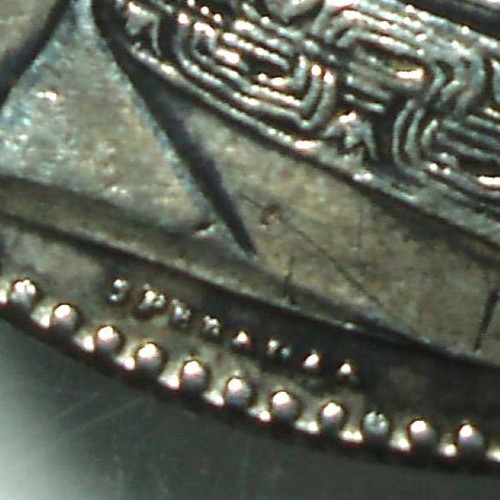 5 Lire 1891 coin used, Umberto I, Italian Eritrea
