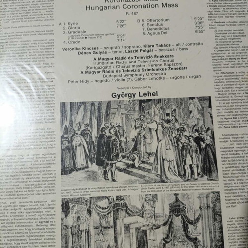 Liszt Hungarian Coronation Mass classical vinyl like new