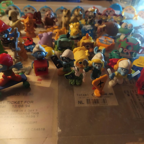 Kinder toys used figures and miniatures