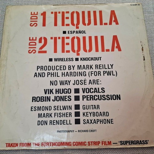 No Way José Tequila (Español) Spanish Vocal Remix 12' μεταχειρισμένο
