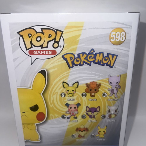 Funko Pop Pikachu #598 Pokémon new vinyl figure
