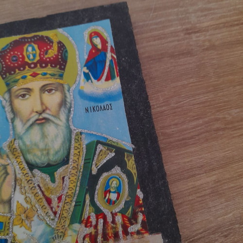 Saint Nicholas image used, small icon 10.5x15cm