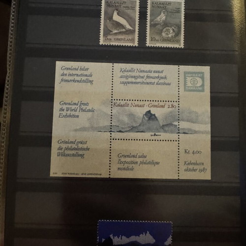 Greenland stamp booklets series 1983-1987