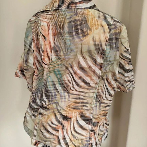 Walbusch women's summer shirt XL like new, multicolor