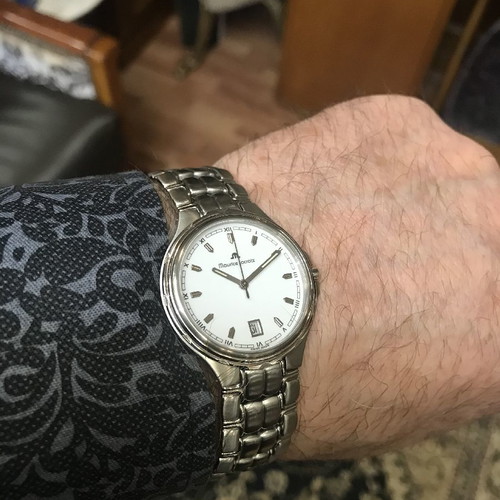Maurice Lacroix men's watch new stainless steel with sapphire