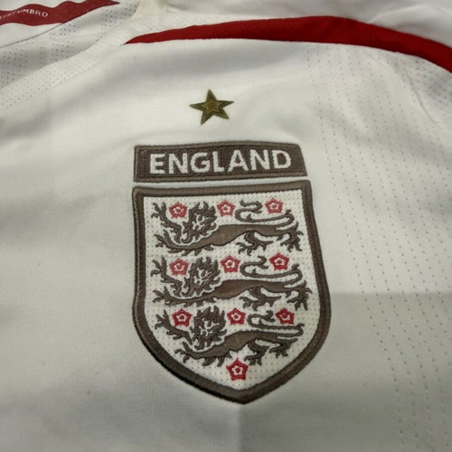 England National Team Vintage Jersey 2007-2009 John Terry #6 used Umbro
