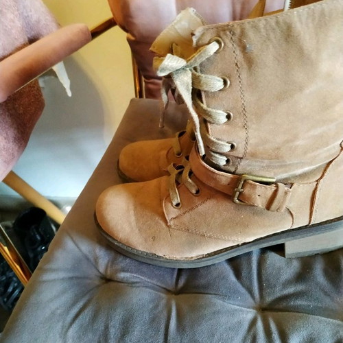 Brown ankle boots used, size 38, very good condition