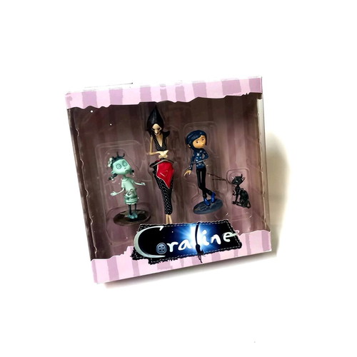 Coraline Set C collectible figures NECA like new, sealed