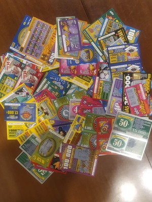 Scratchcards various series, pack of 124