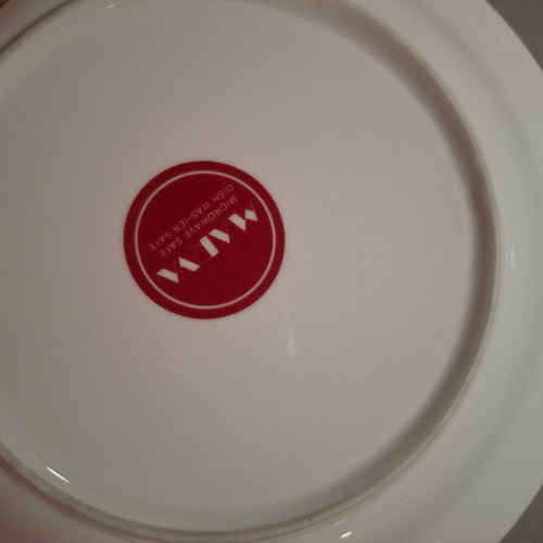 Porcelain plate children's Marva used with signs of use